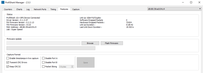 Profishark Manager feature Tab